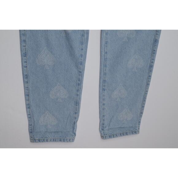 NWT-ONETEASPOON Ace of Spades Boyfriend Blue Jeans Pull On Denim Sz:XXS Ret$180 - Picture 9 of 9